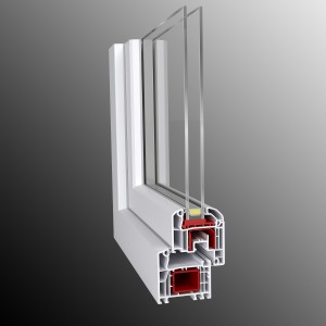 PVC okno NAGODE IDEAL 4000, 5 komor, 70 mm, dvojno tesnenje
