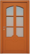 Furnirna lesena vrata NAGODE, model FV 640